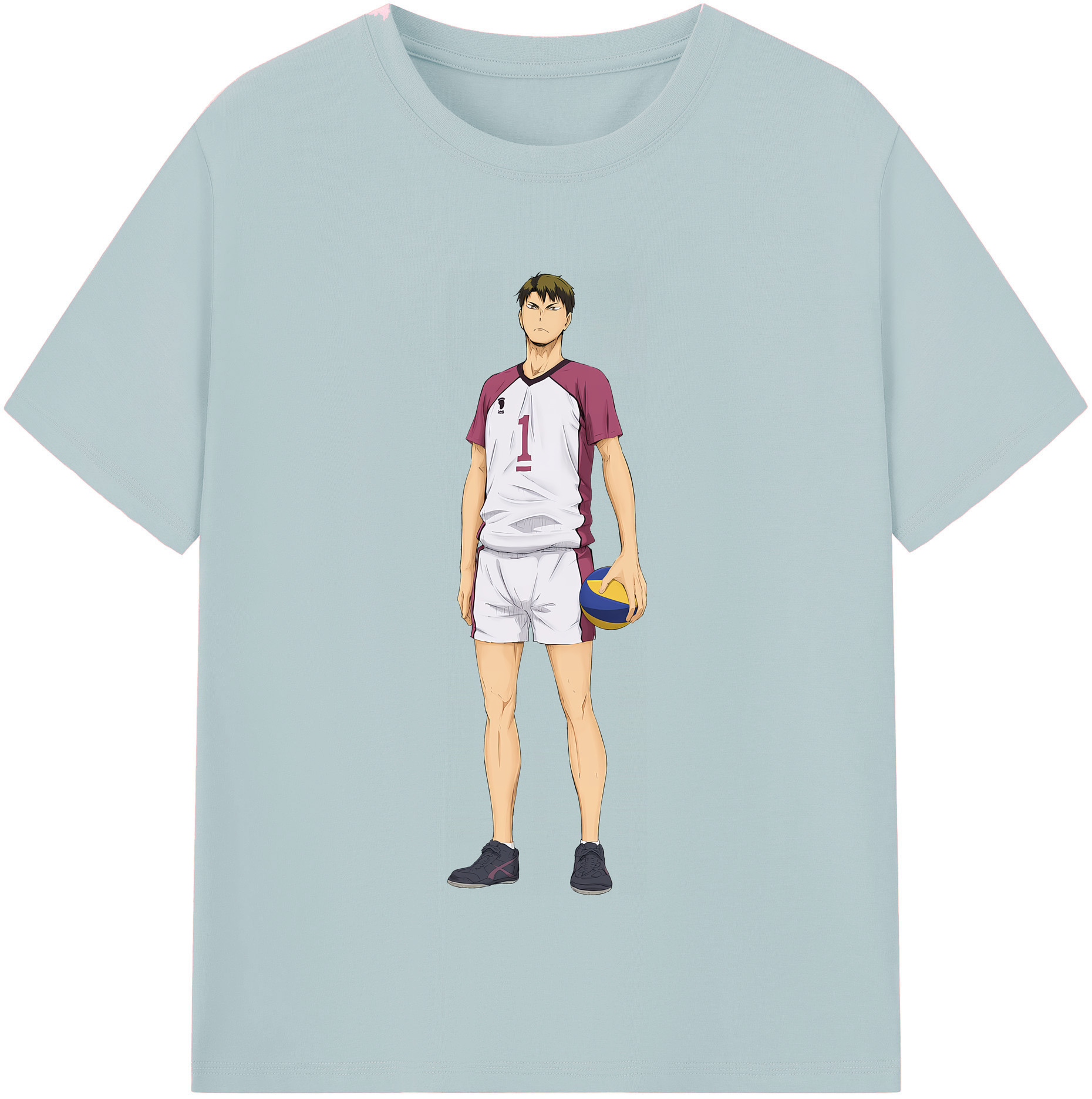 （画像用） ハイキュー!! Haikyu!! 綿100％半袖Tシャツ（フロントプリント）